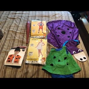 Flintstones costume for whole family!